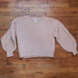 London Kaye pink crop sweater, Size Small
